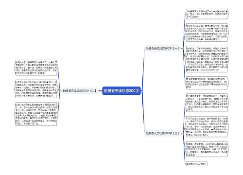触摸春天读后感200字
