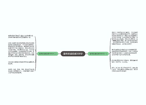 童年的读后感300字