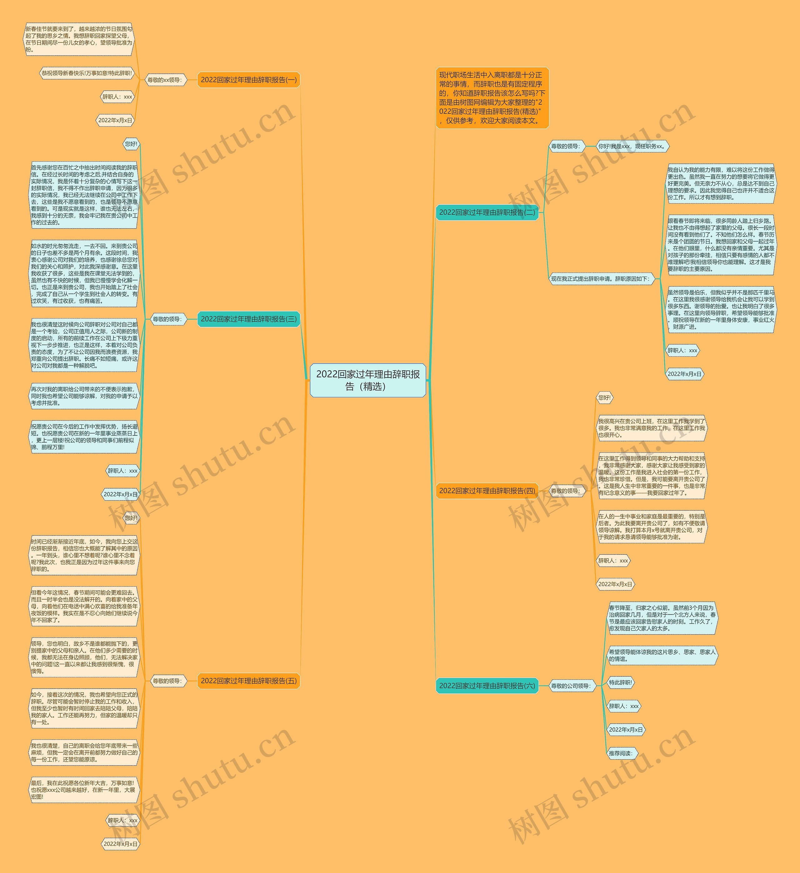 2022回家过年理由辞职报告（精选）