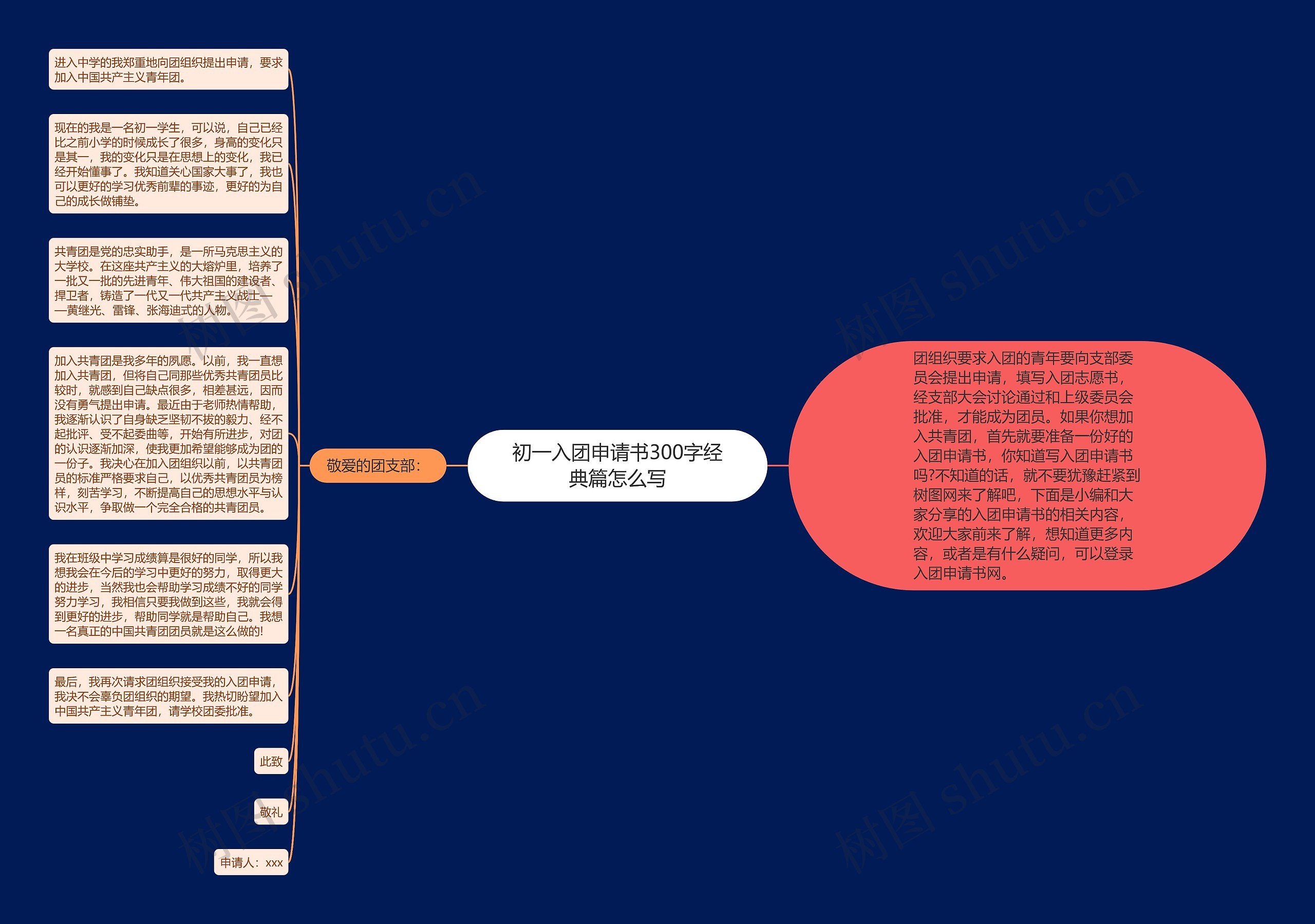 初一入团申请书300字经典篇怎么写