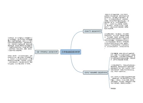 三年级读后感300字