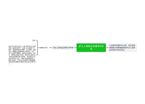 护士入党转正申请书300字