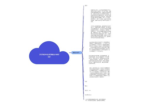 2020初中生迟到检讨书800字