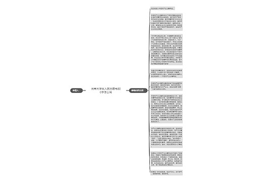 优秀大学生入团志愿书800字怎么写