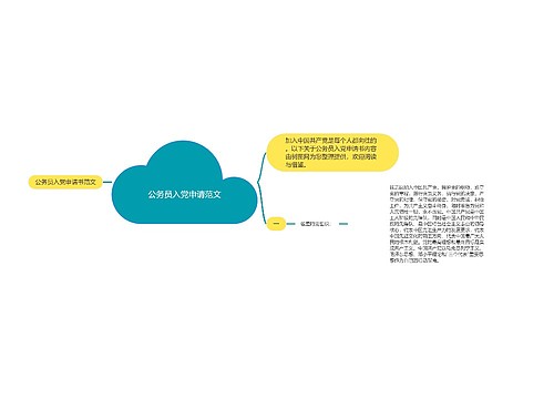 公务员入党申请范文