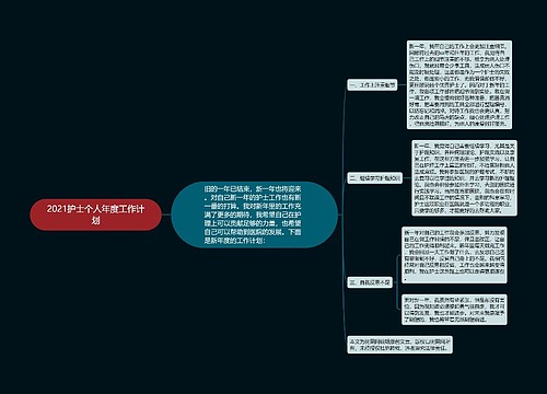 2021护士个人年度工作计划