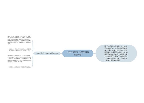 《呼兰河传》小学生读后感300字