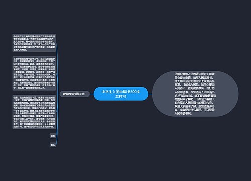 中学生入团申请书500字怎样写