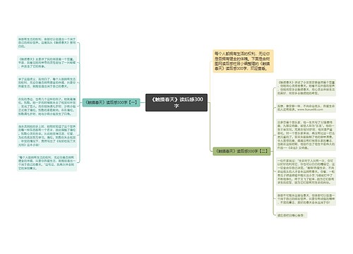 《触摸春天》读后感300字