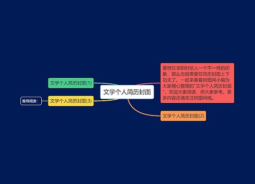 文学个人简历封面