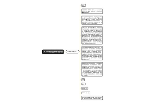 2020年酒店厨师辞职报告