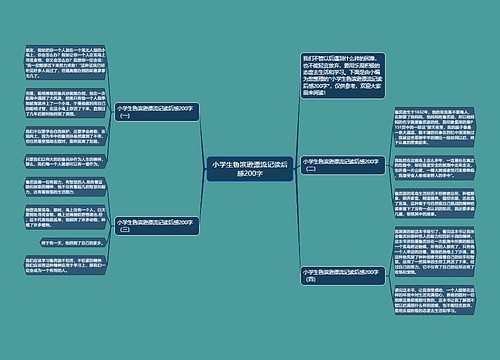 小学生鲁滨逊漂流记读后感200字