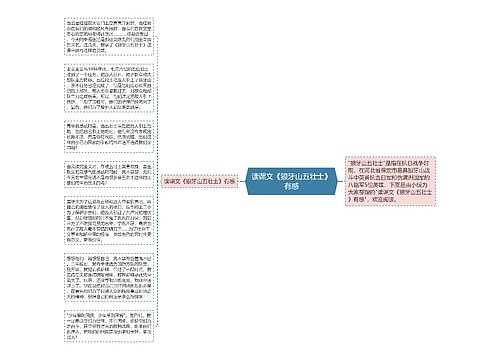 读课文《狼牙山五壮士》有感