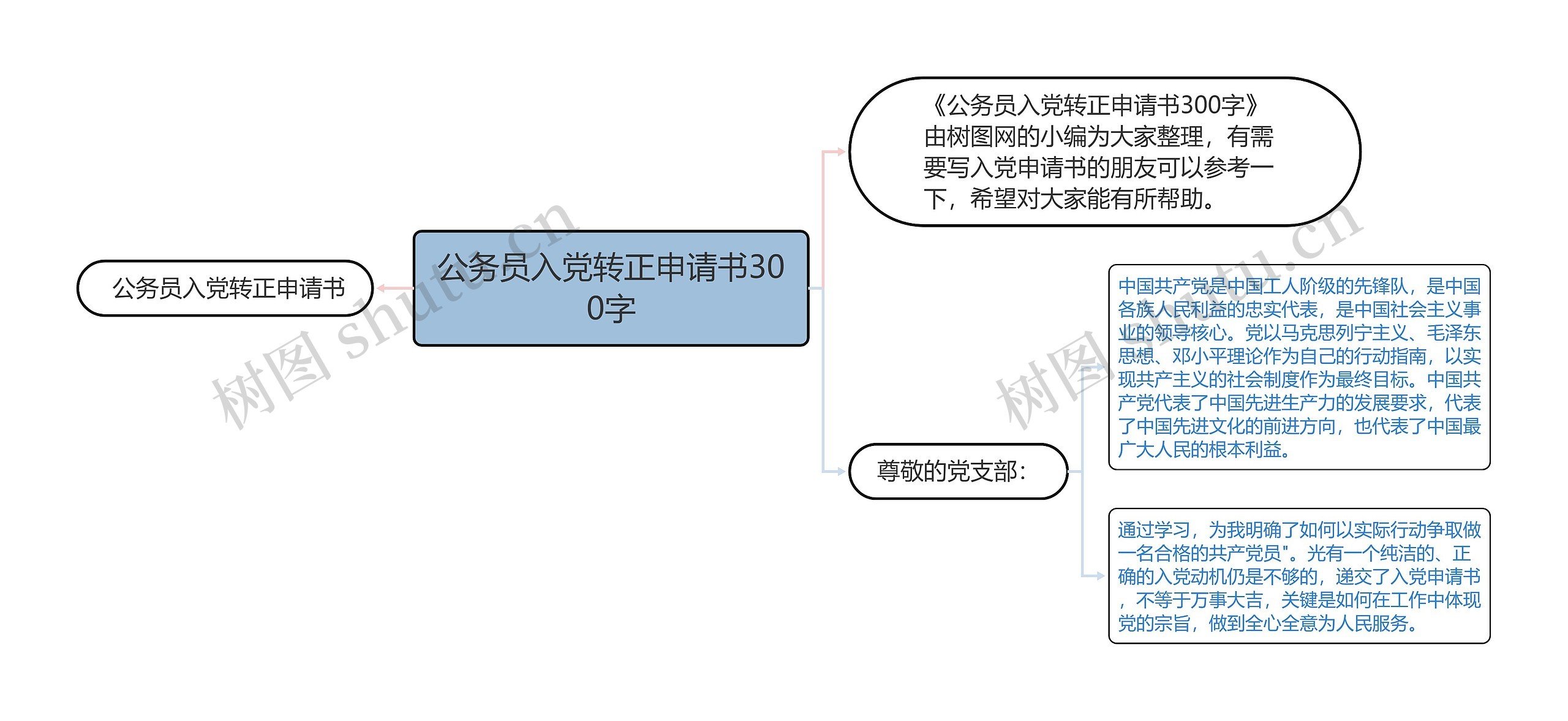 公务员入党转正申请书300字