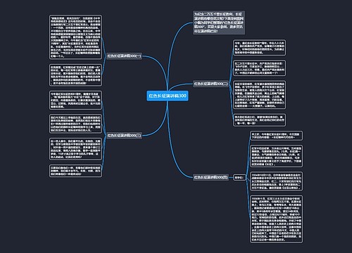 红色长征演讲稿300
