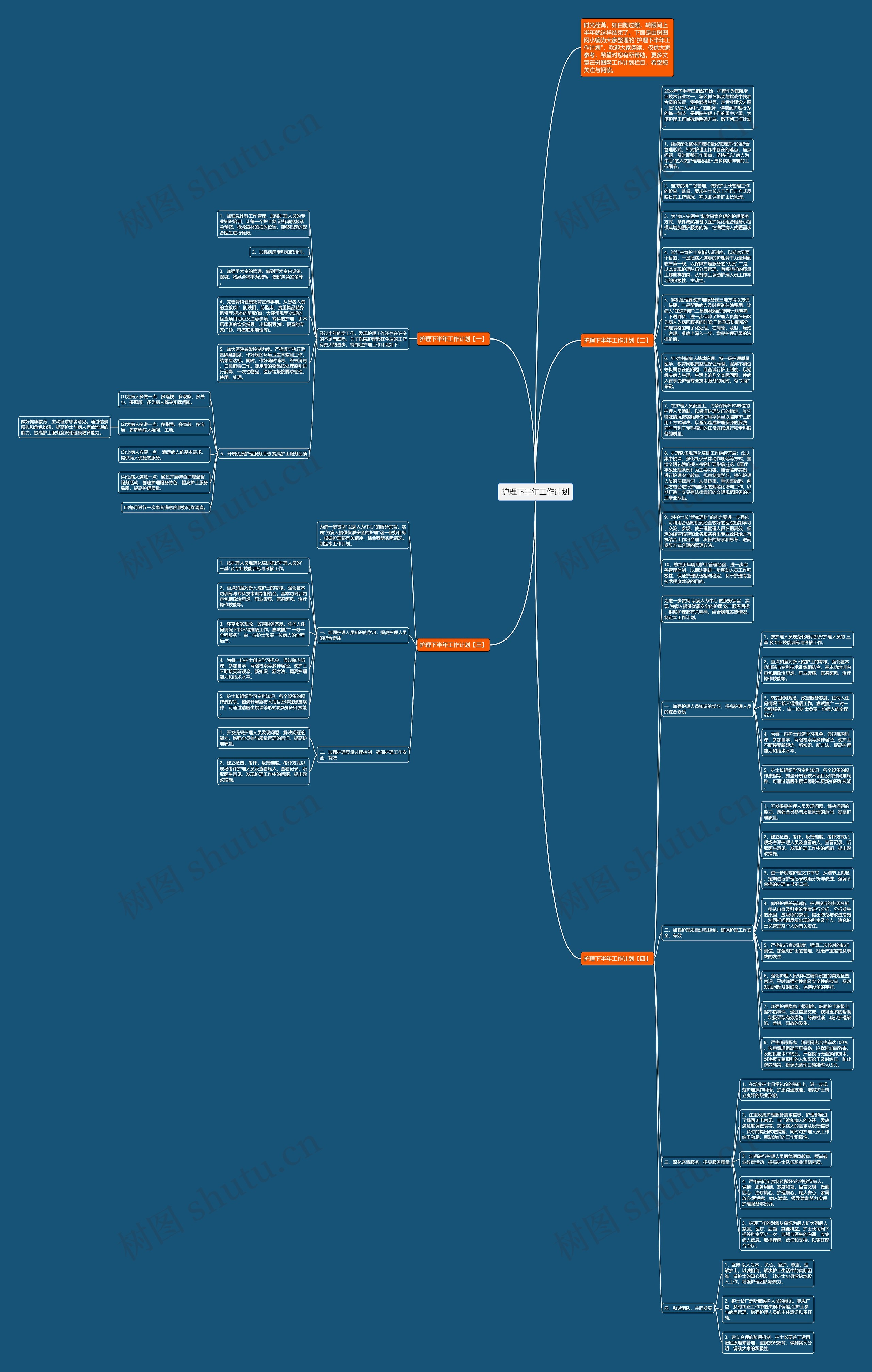 护理下半年工作计划