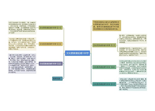 文化苦旅读后感100字