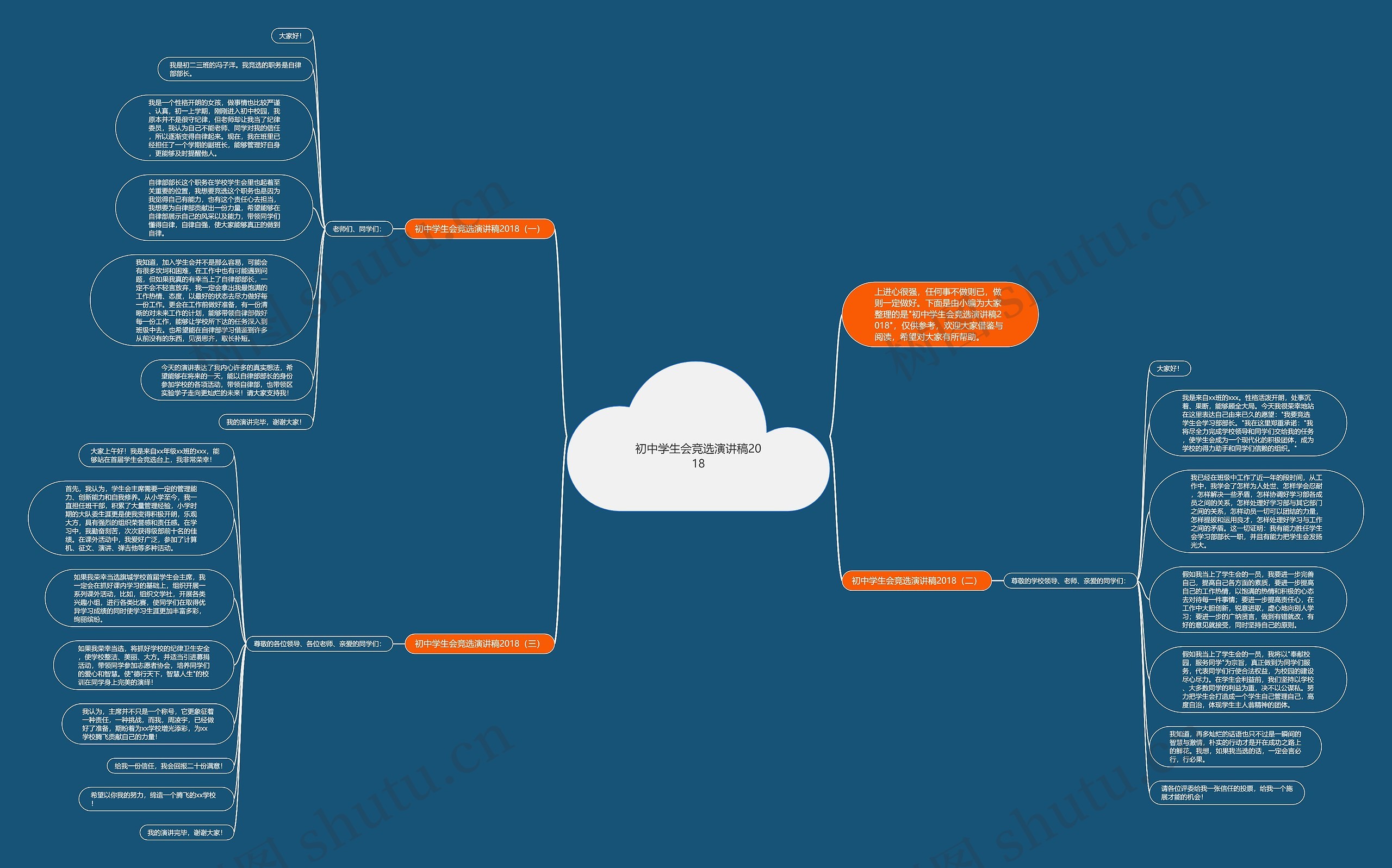 初中学生会竞选演讲稿2018