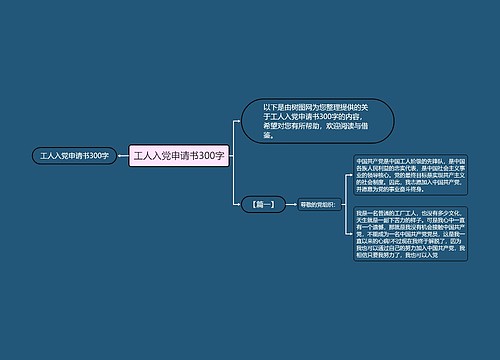 工人入党申请书300字