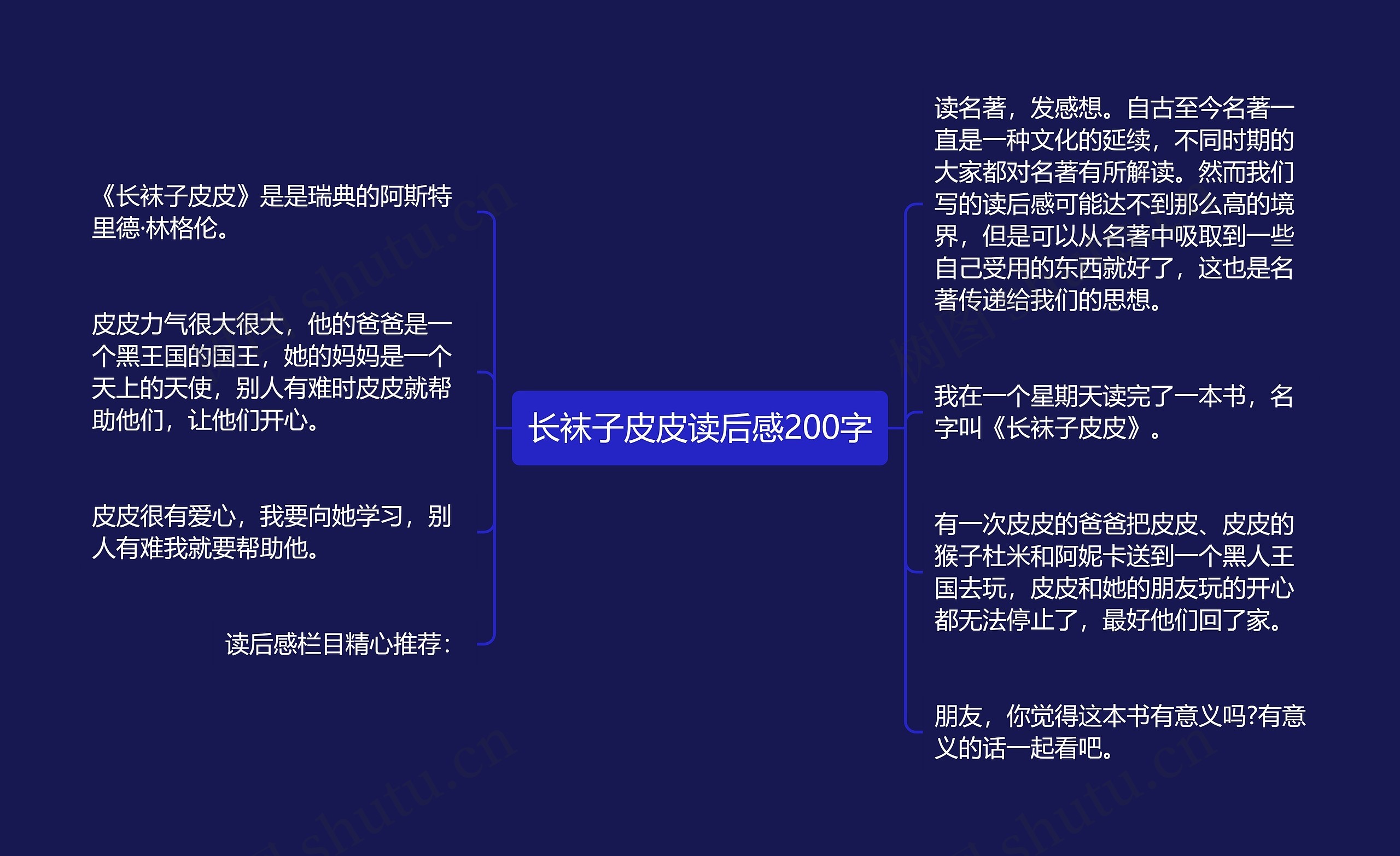 长袜子皮皮读后感200字