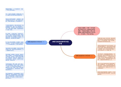 神笔马良读后感400字四年级