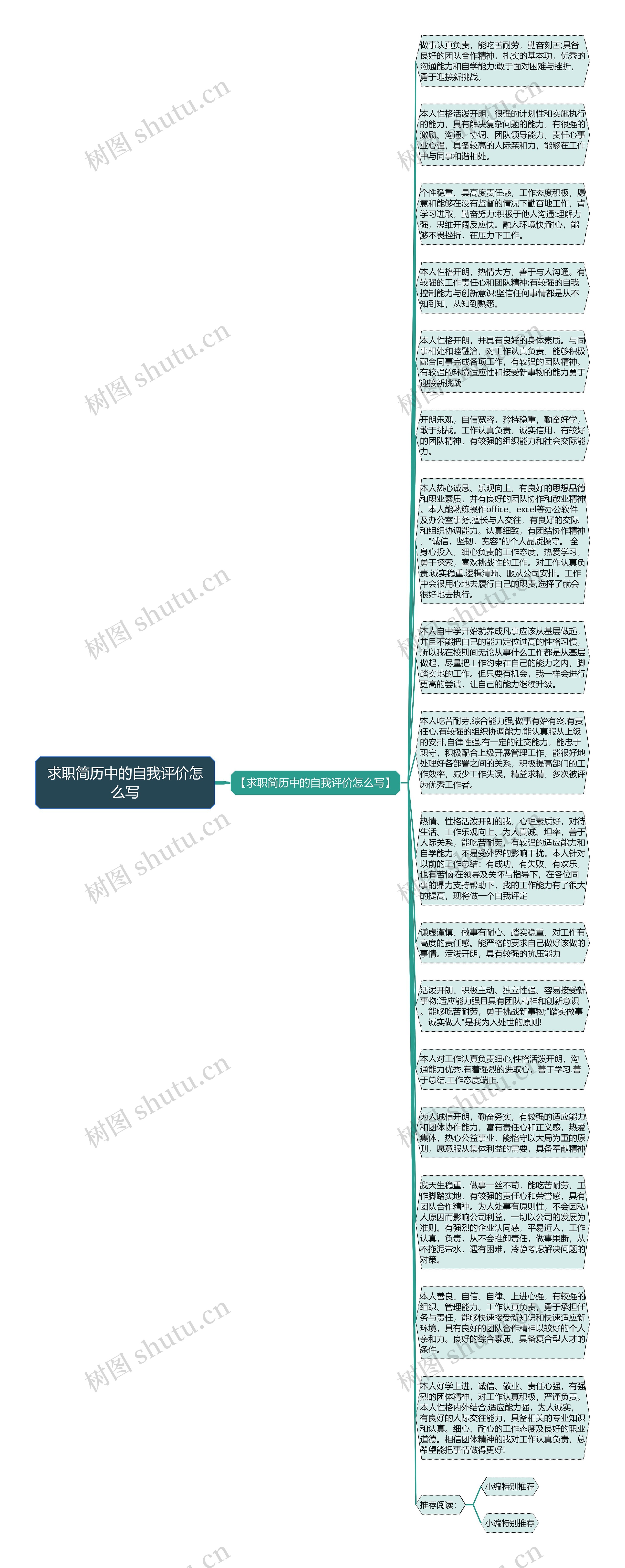 求职简历中的自我评价怎么写