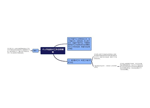 个人专业技术工作总结模板