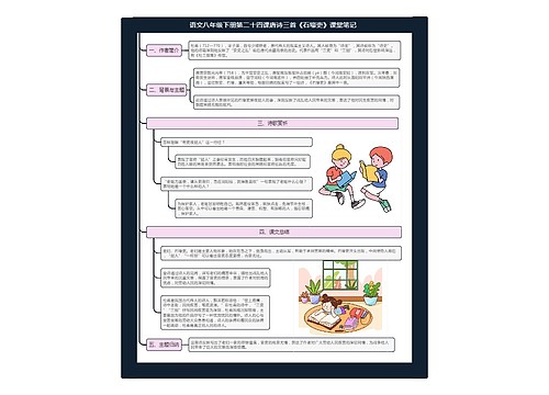 语文八年级下册第二十四课唐诗三首《石壕吏》课堂笔记