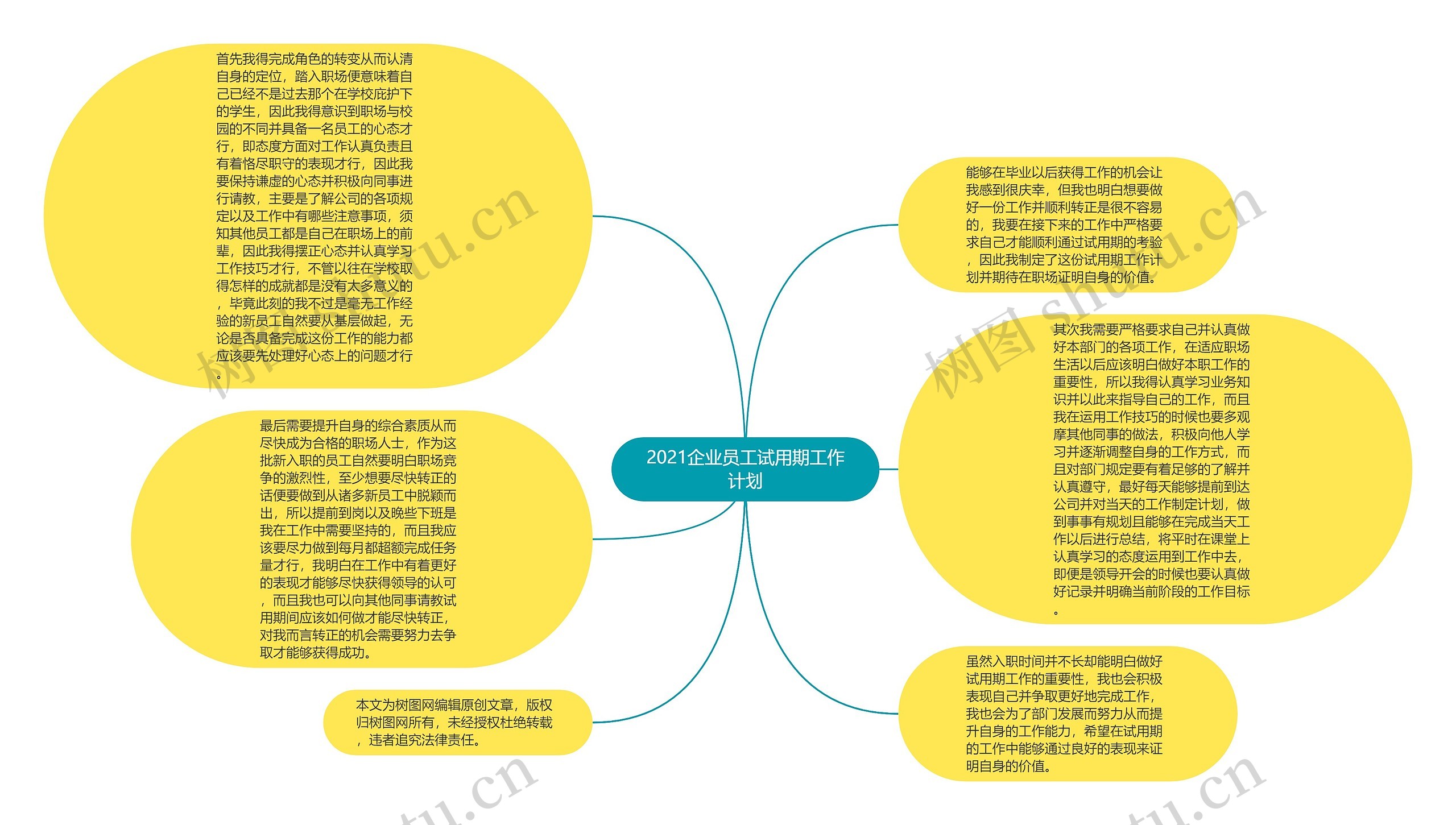 2021企业员工试用期工作计划