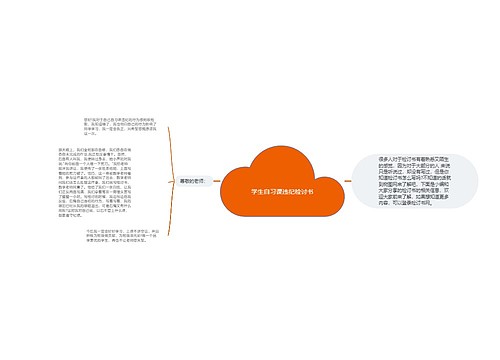 学生自习课违纪检讨书