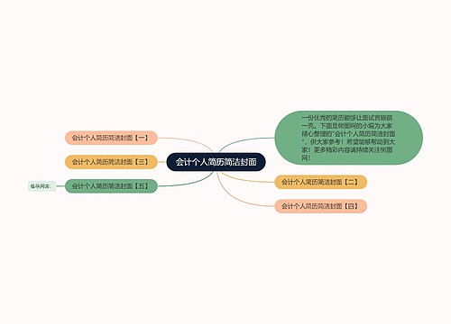 会计个人简历简洁封面