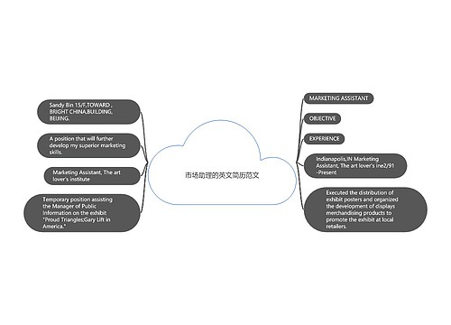 市场助理的英文简历范文