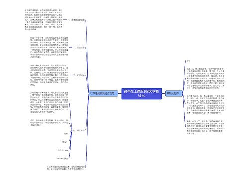 高中生上课迟到200字检讨书