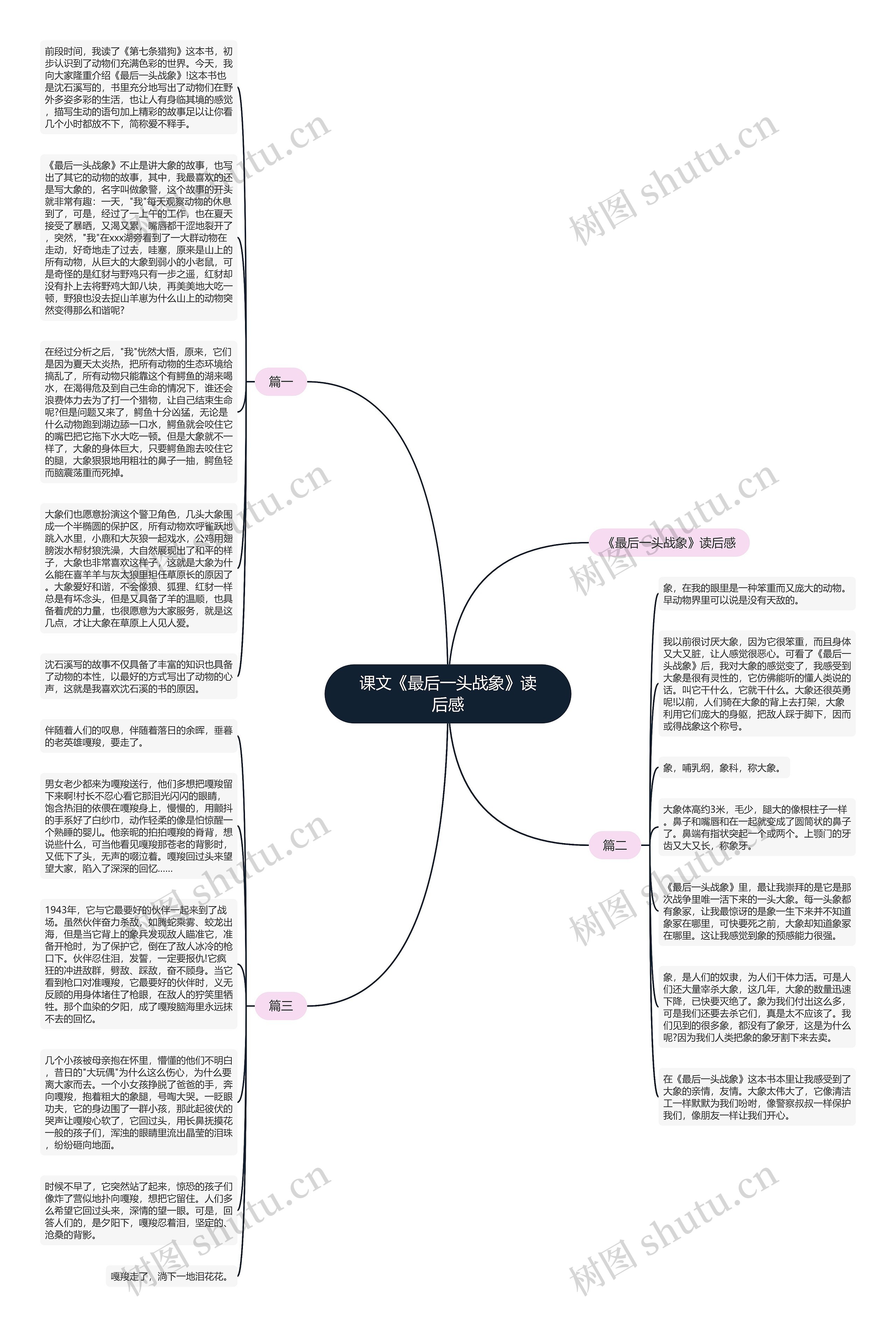 课文《最后一头战象》读后感