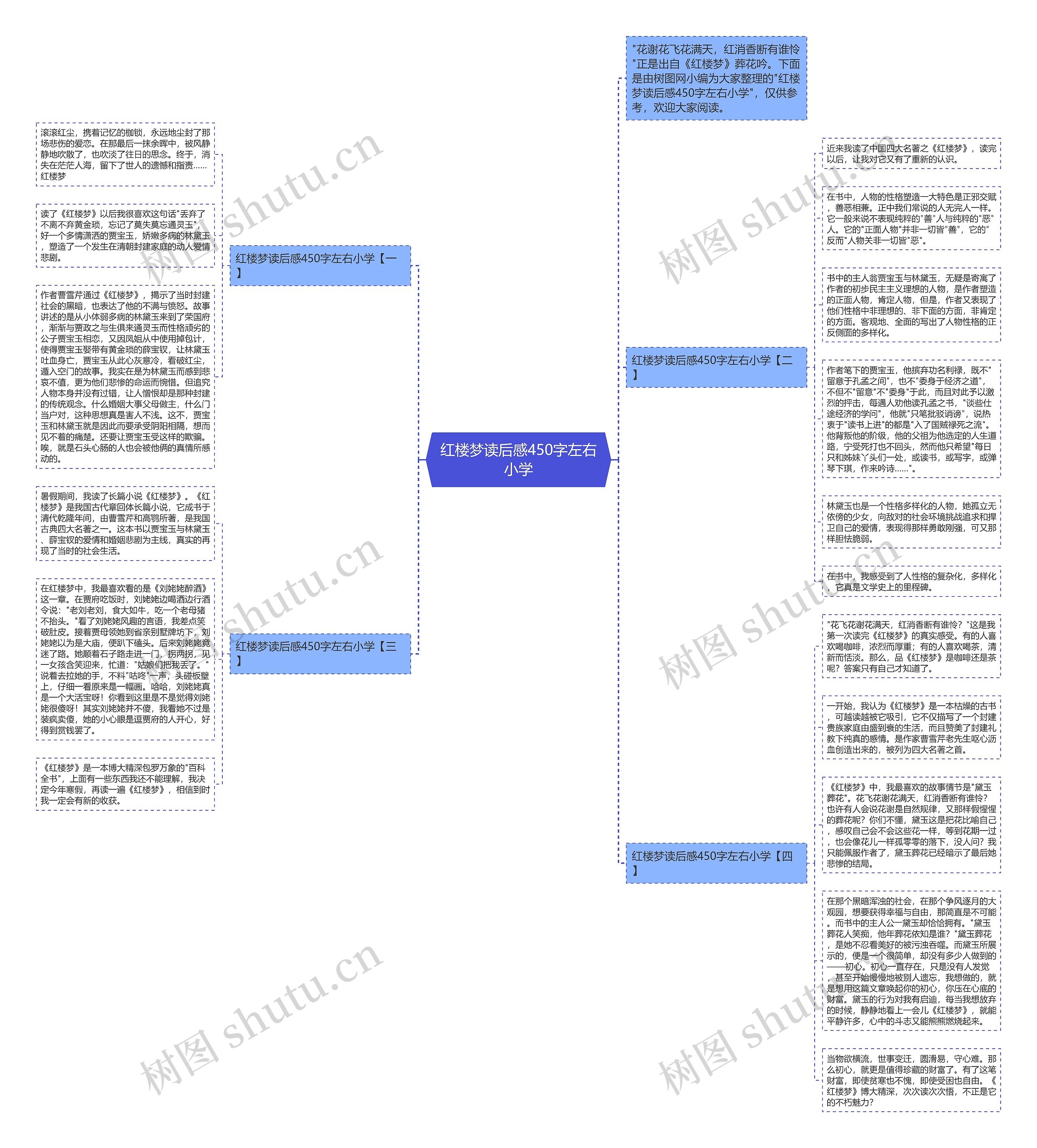 红楼梦读后感450字左右小学