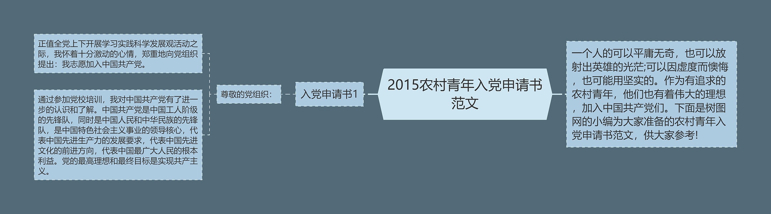 2015农村青年入党申请书范文