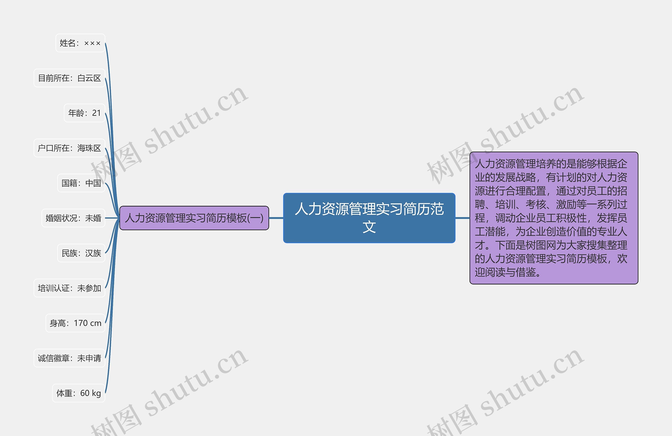 人力资源管理实习简历范文