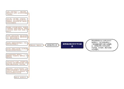 感恩演讲稿300字学会感恩