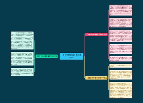 《乌丢丢的奇遇》读后感300字