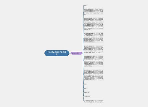 2020酒店客房员工辞职报告