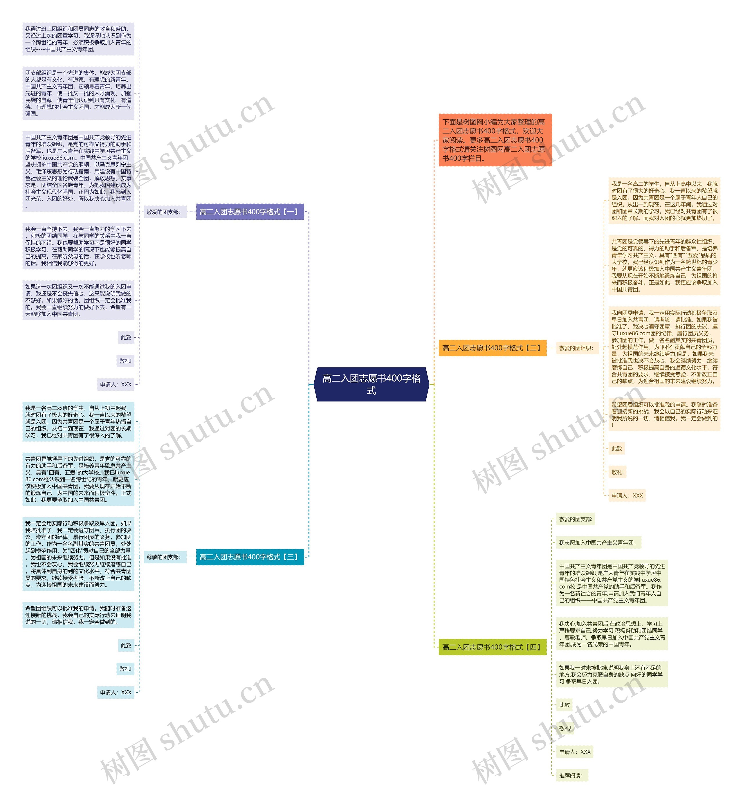 高二入团志愿书400字格式