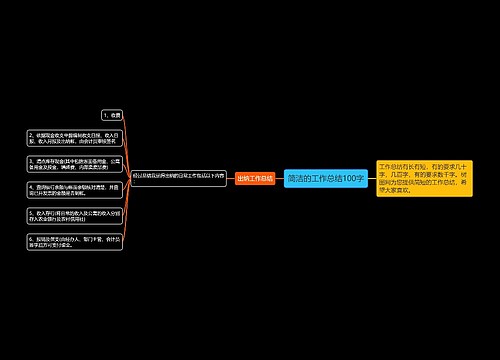 简洁的工作总结100字