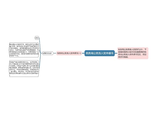 税务局公务员入党申请书