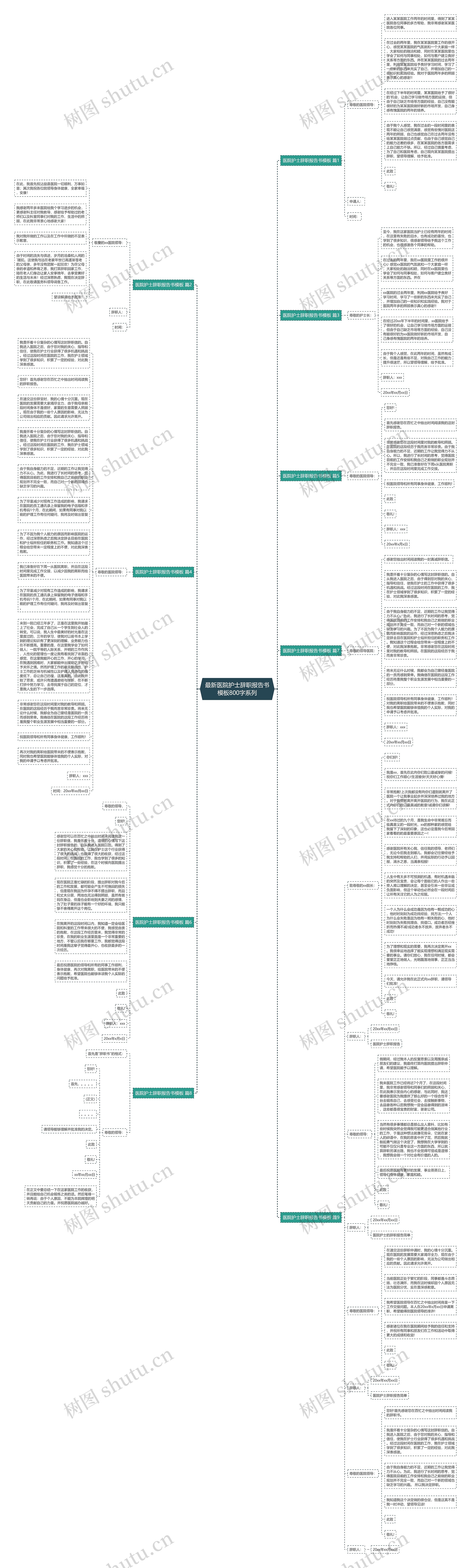 最新医院护士辞职报告书模板800字系列