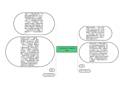 入团申请书500字最新优秀版