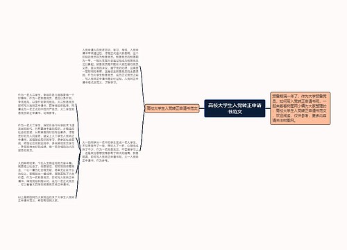 高校大学生入党转正申请书范文