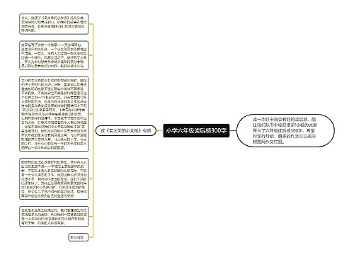 小学六年级读后感300字