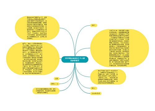 2020酒店客房员工个人原因辞职报告