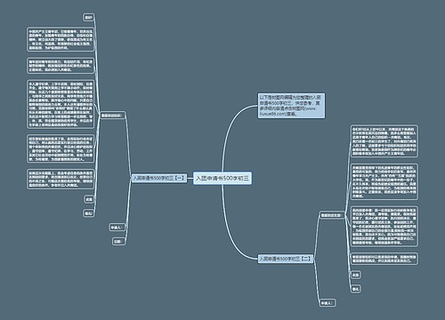 入团申请书500字初三