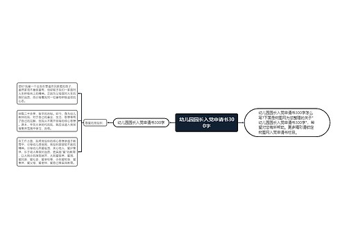 幼儿园园长入党申请书300字